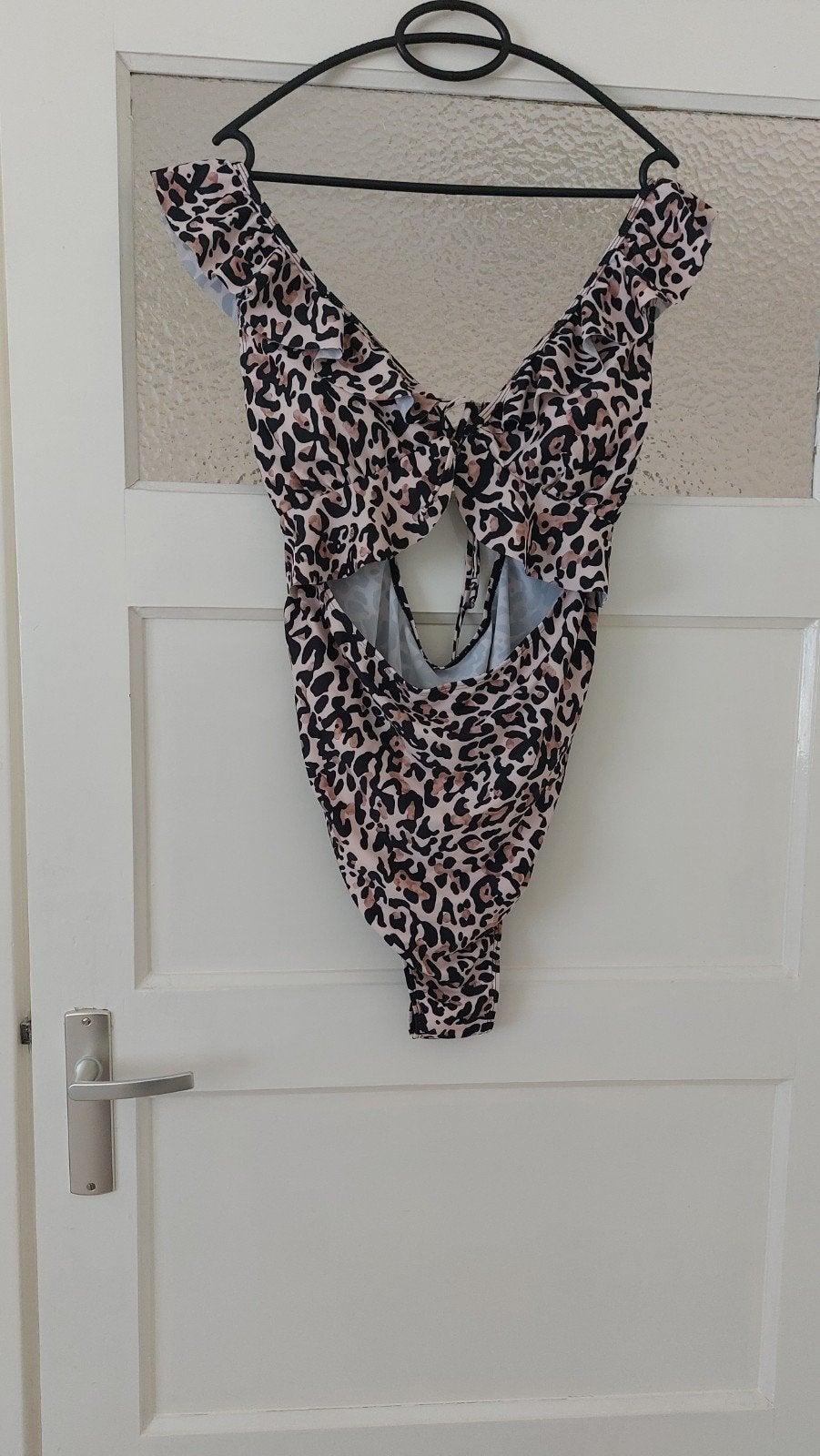 Zgan tijgerprint badpak, Ophalen of Verzenden, Zo goed als nieuw, Bruin, Badpak