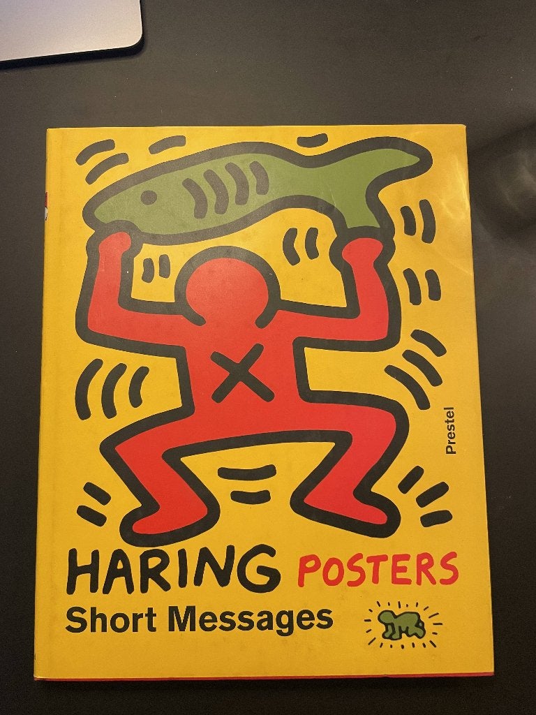 Zeldzaam Keith Haring boek - Posters. Short Messages., Ophalen, Overige onderwerpen, Marc Grundel, Zo goed als nieuw