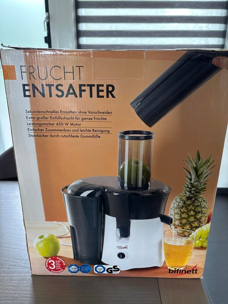 Bifinett  sapcentrifuge - Nieuw in doos, Witgoed en Apparatuur, Ophalen of Verzenden, Nieuw