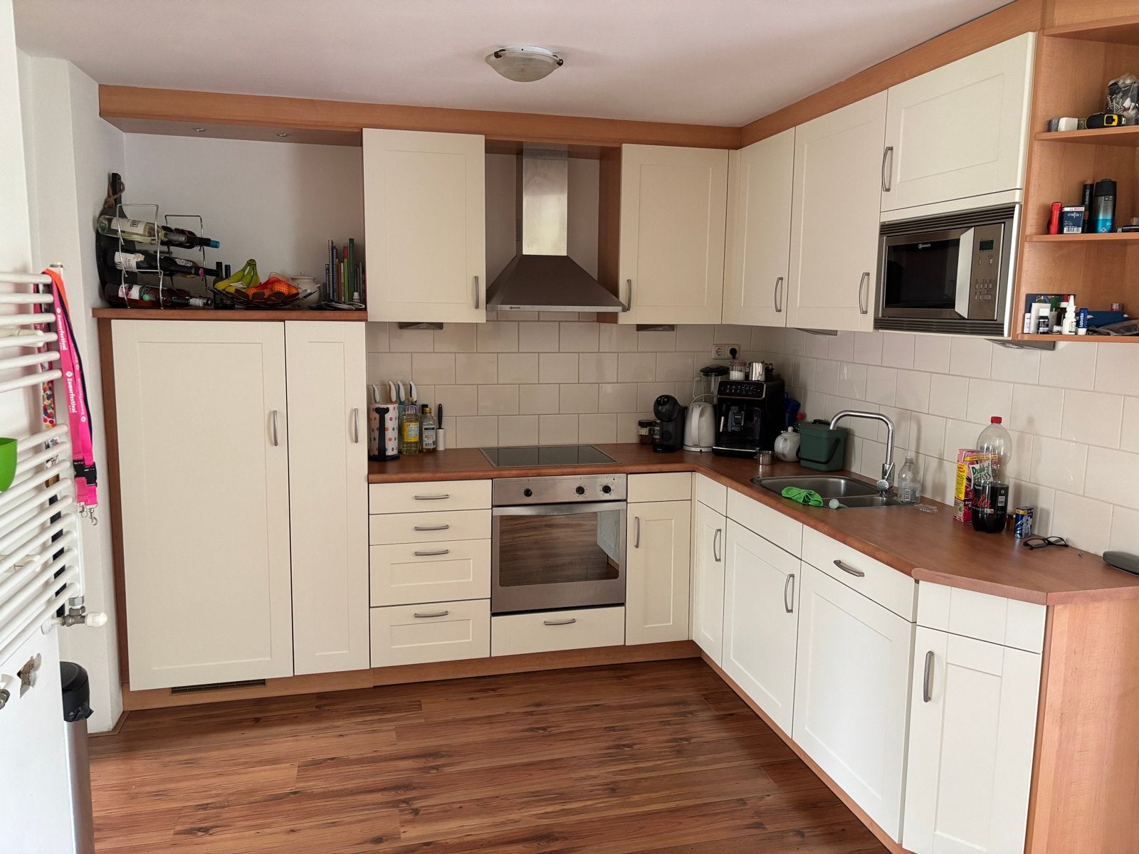 Complete hoekkeuken, Ophalen, Gebruikt, Hoekkeuken, Hout