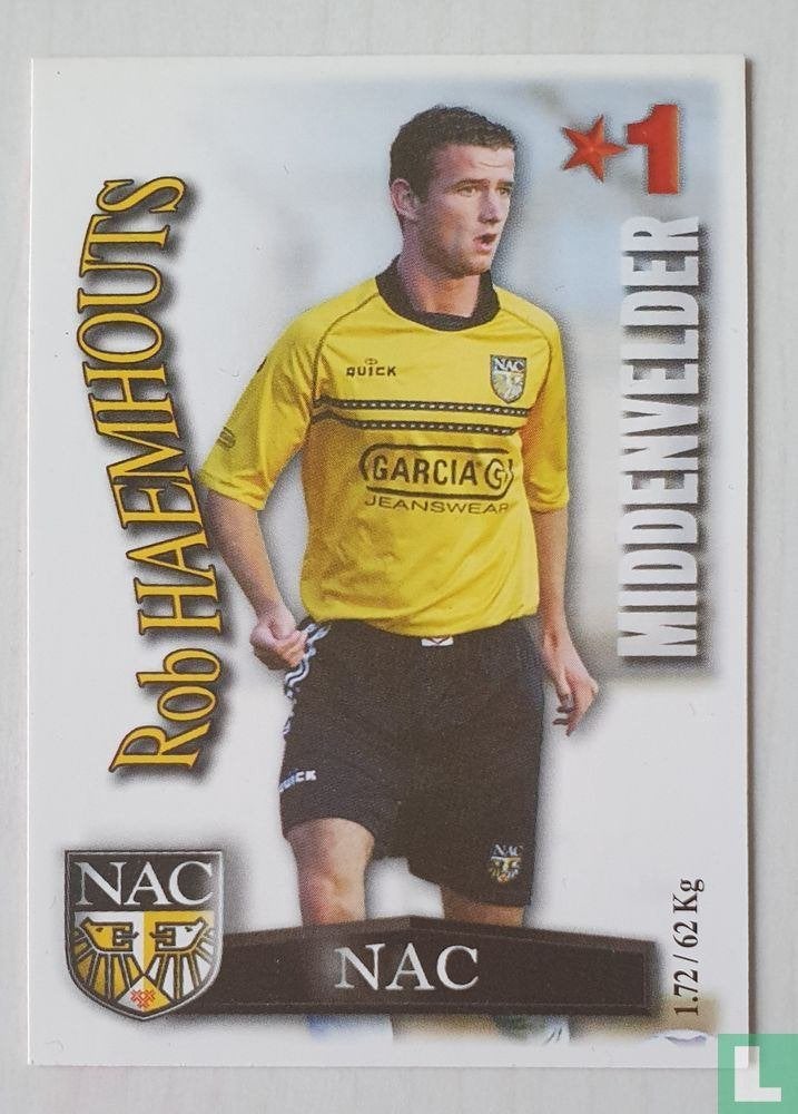 All Stars 2003 NAC - Rob Haemhouts, Ophalen of Verzenden, Nieuw, NAC Breda, Spelerskaart