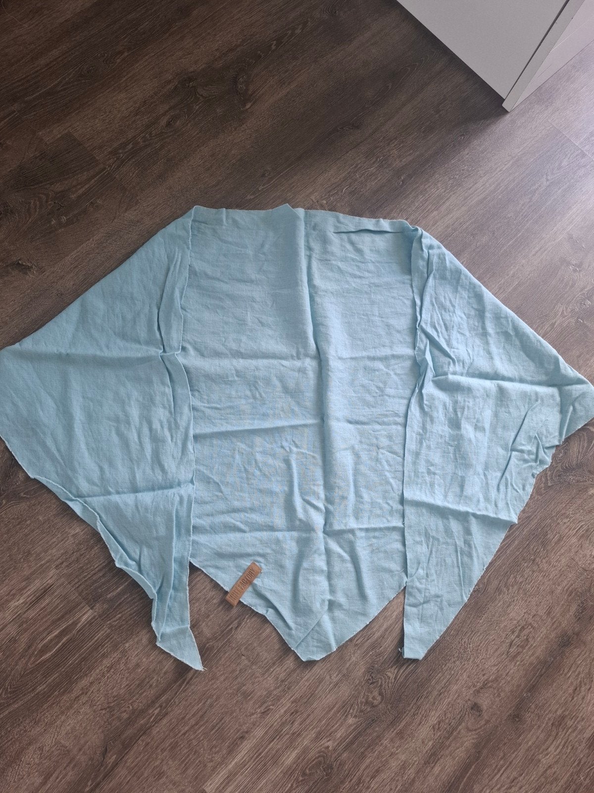 Grote Driehoeksjaal 100% Linnen - Knit Factory, Maat 46/48 (XL) of groter, Ophalen of Verzenden, Zo goed als nieuw, Sjaal