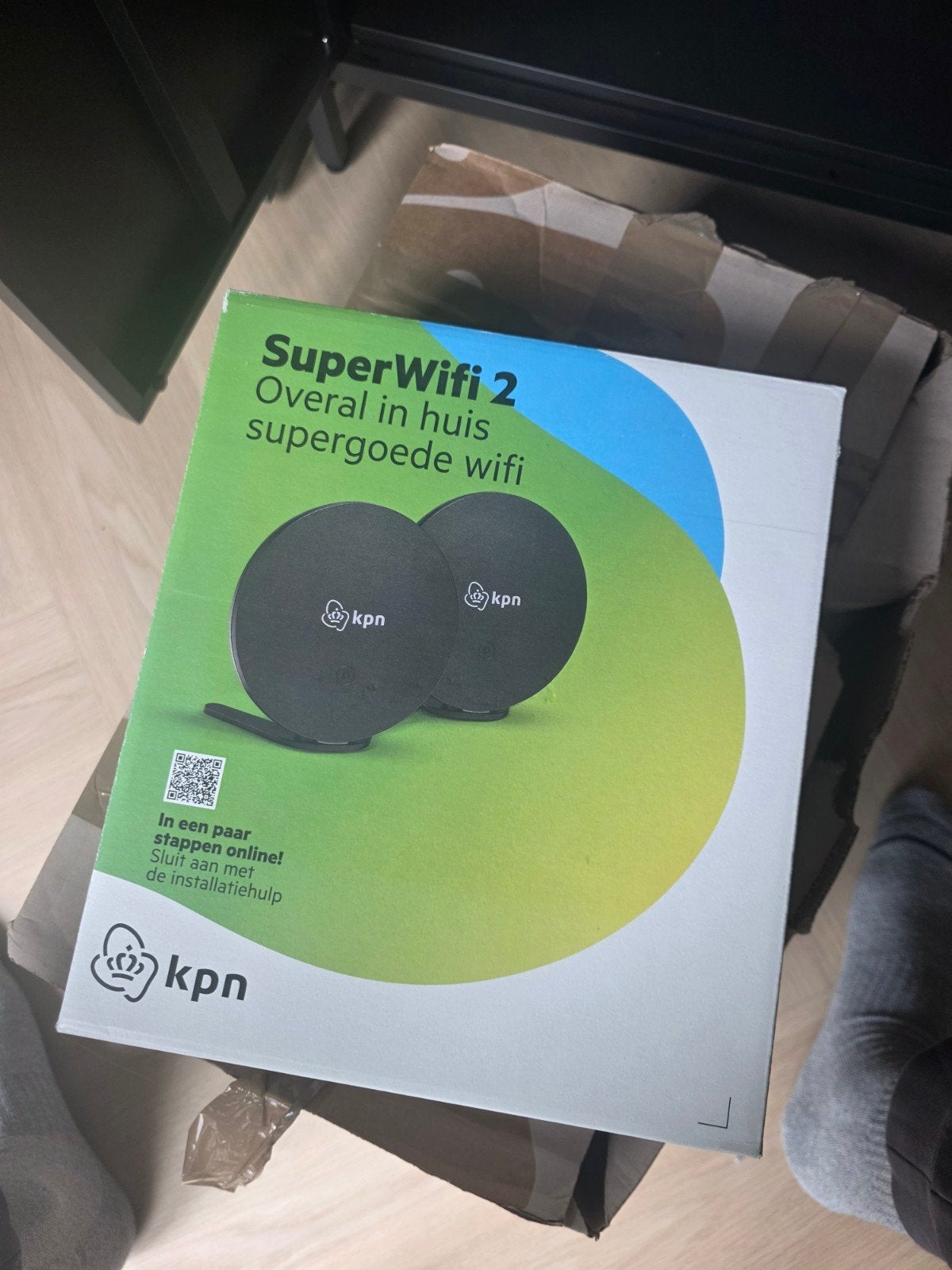 KPN SuperWifi 2 duo pack - Nieuw in doos, nooit gebruikt, Ophalen of Verzenden, Nieuw, Router, KPN