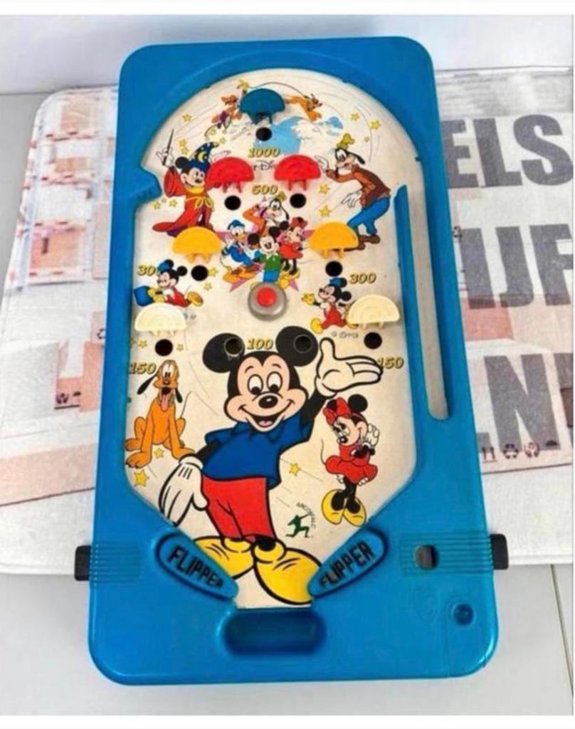 Walt Disney 1960-1970 vintage Flipperspel Flipperkast Mickey, Overige merken, Mechanisch, Ophalen of Verzenden, Zo goed als nieuw