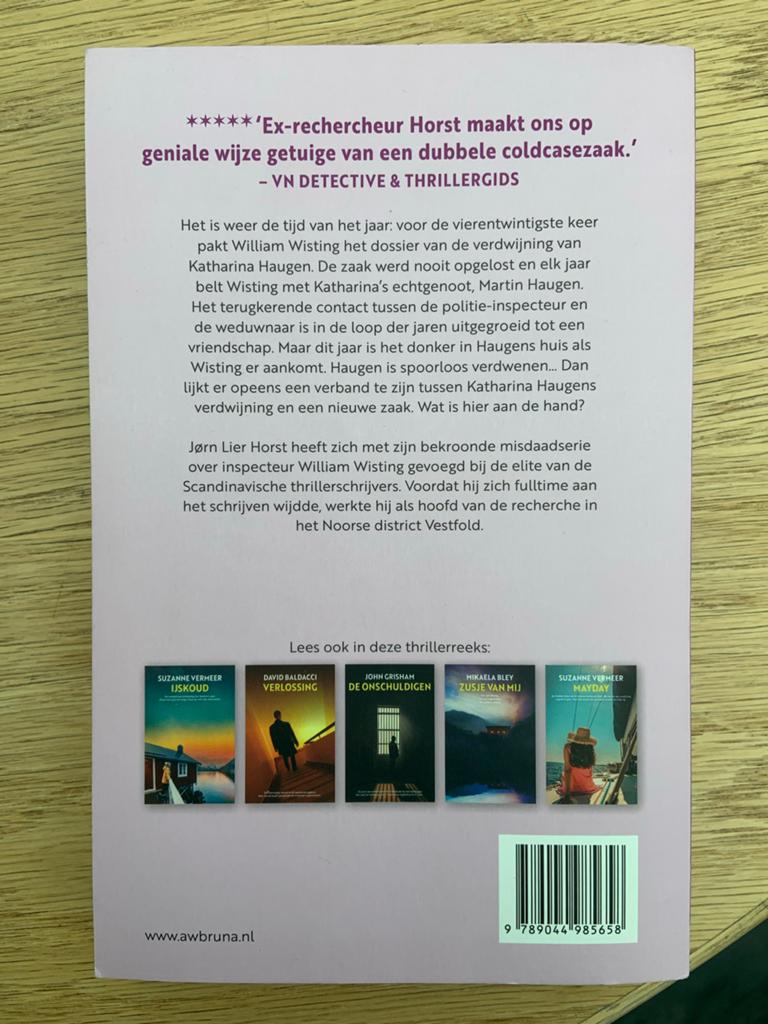 Jørn Lier Horst - De Katharinacode (Thriller), Boeken, Thrillers, Zo goed als nieuw, Scandinavië, Ophalen of Verzenden