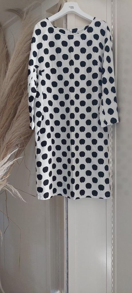 KALA Berlin jurk met polkadot print, maat S, Wit, KALA Berlin, Ophalen of Verzenden, Zo goed als nieuw