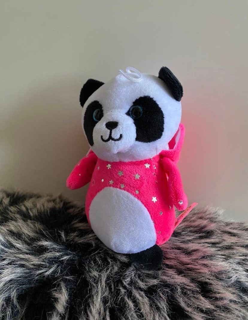 Panda beertje knuffel 18 cm, Verzenden, Zo goed als nieuw, Beer
