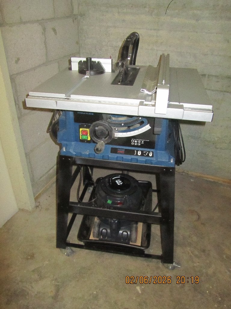 zaagtafel, Ophalen, Gebruikt, Cirkelzaag, HBM machines