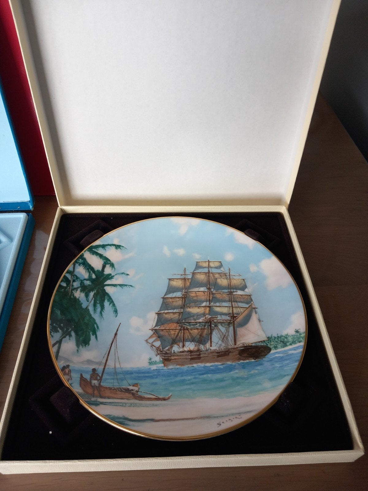 Royal Doulton John Stobart 'Bora Bora' Limited Edition Bord, Ophalen of Verzenden