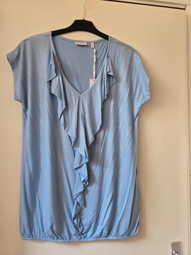 Blouse maat L, So Soire, Blauw, Maat 42/44 (L), Nieuw