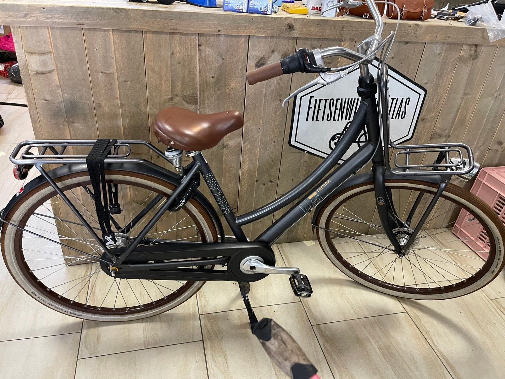 Cortina u5 transport fiets 28 inch 7V framemaat 50 cm, 50 tot 53 cm, Ophalen, Zo goed als nieuw, Versnellingen