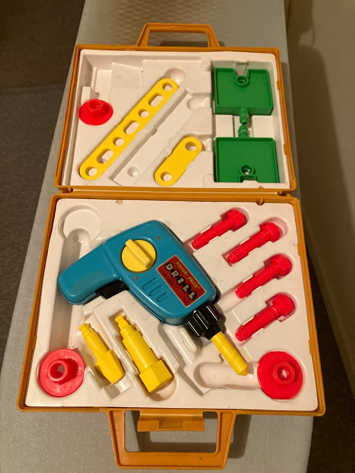Vintage Fisher-Price Boor Speelset (Incompleet), Ophalen of Verzenden, Gebruikt, Speelset