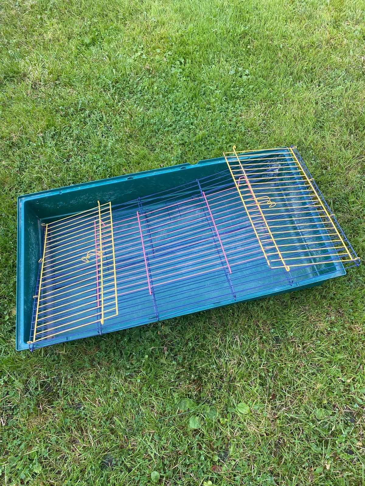 Hok met opvouwbaar traliewerk, Ophalen, Gebruikt, 60 tot 90 cm, Hok