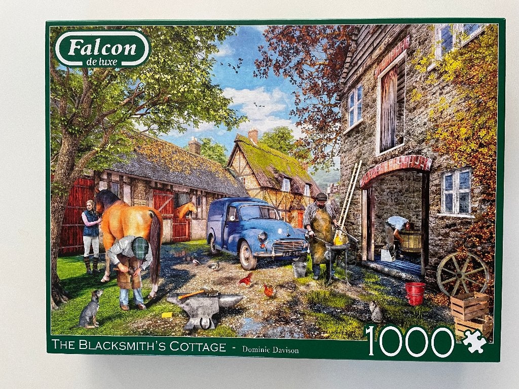 Falcon puzzel: The blacksmith's cottage 11333, Ophalen of Verzenden, 500 t/m 1500 stukjes, Zo goed als nieuw, Legpuzzel