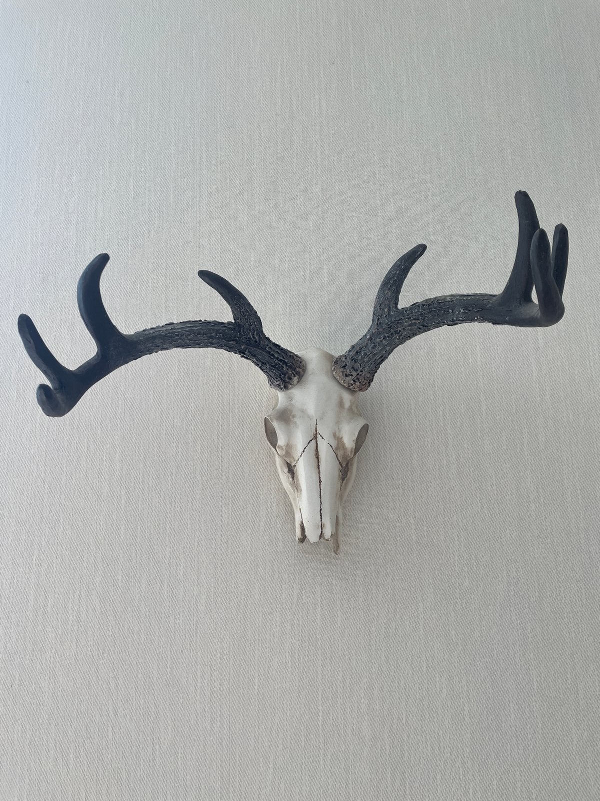 Decoratieve Hertenkop met Gewei - Wanddecoratie, Vintage, Meerkleurig, Kunststof, Ophalen of Verzenden