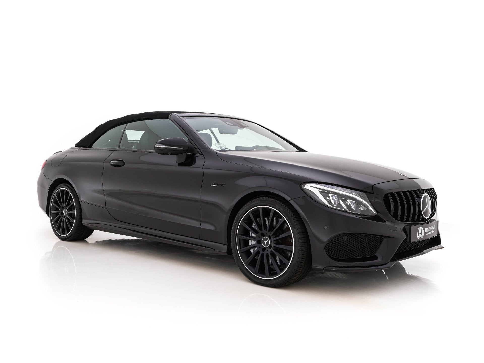 Mercedes-Benz C-Klasse Cabrio AMG 43 4MATIC Night Edition Au, Automaat, Gebruikt, Cabriolet, 4 stoelen