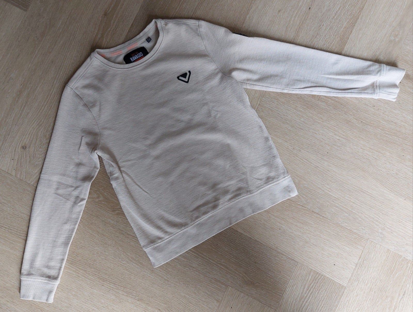 Ravagio beige shirt lange mouw, Ophalen, Gebruikt, Shirt of Longsleeve, Jongen