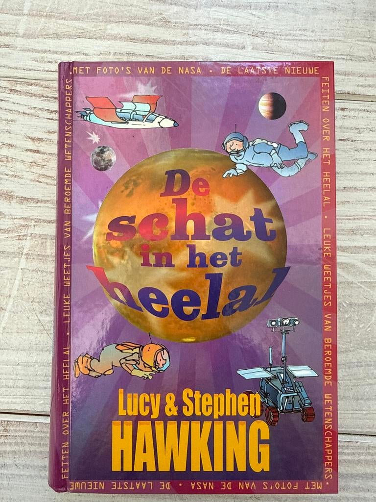 De schat in het heelal - Lucy & Stephen Hawking, Boeken, Ophalen of Verzenden, Zo goed als nieuw, Non-fictie