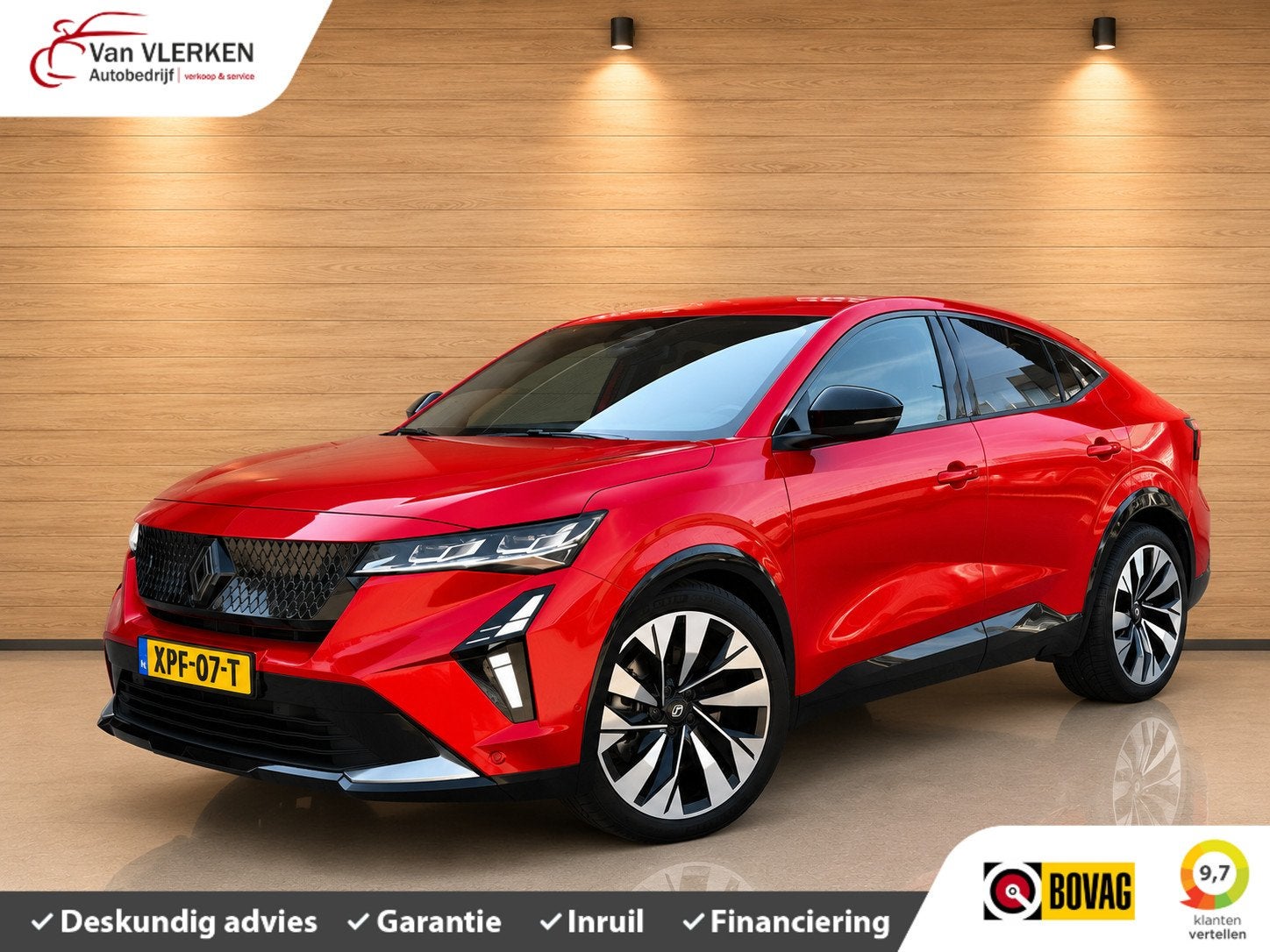 Renault Rafale 1.2 E-Tech full hybrid 200 techno ACHTERASBES, Auto's, Renault, Dealer onderhouden, Automatische klimaatregeling