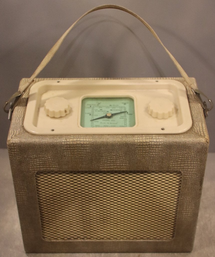 1949 McMichael 493 portable buizen radio, Ophalen of Verzenden