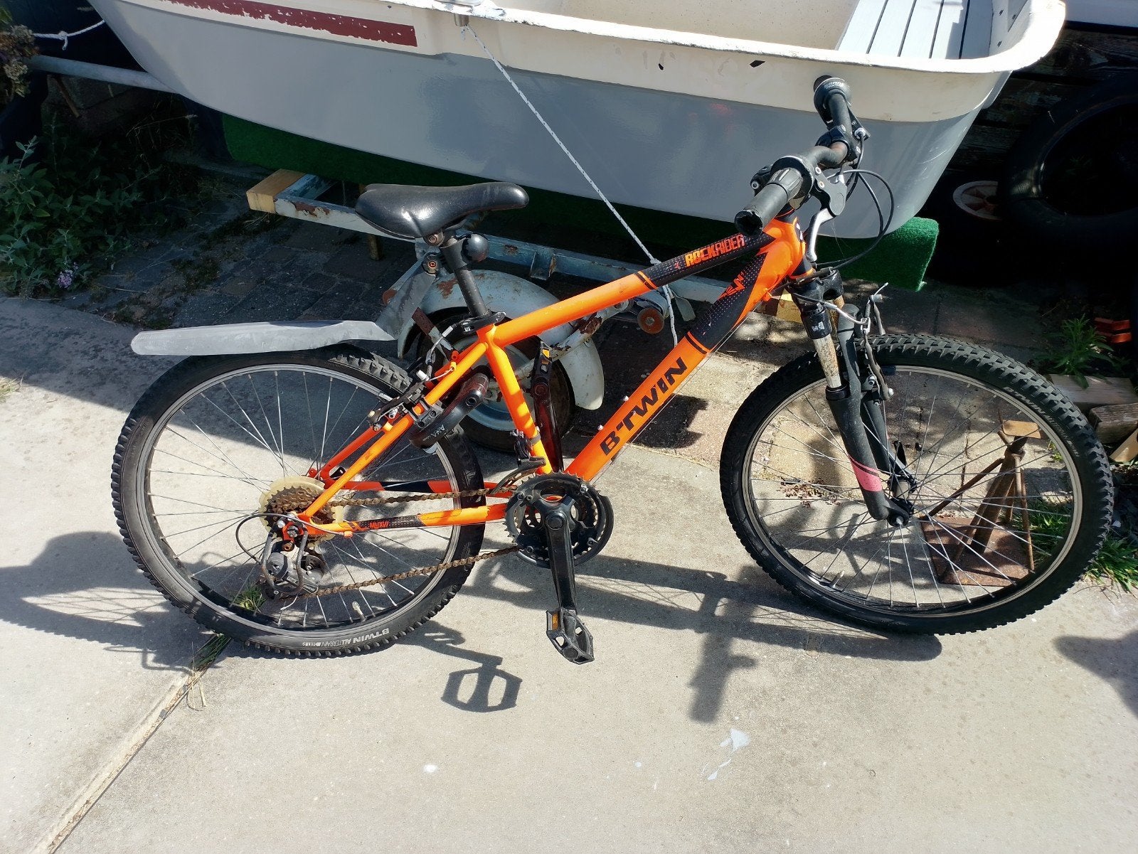 B'Twin Rockrider 500 24 inch kinderfiets - Gebruikt, Ophalen, Gebruikt, 20 inch of meer, B'Twin