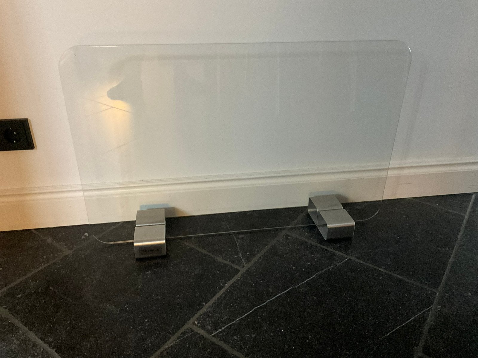 Vuurscherm voor open haard / merk: Blomus, Verzenden, Gebruikt, Inbouwhaard, Houthaard