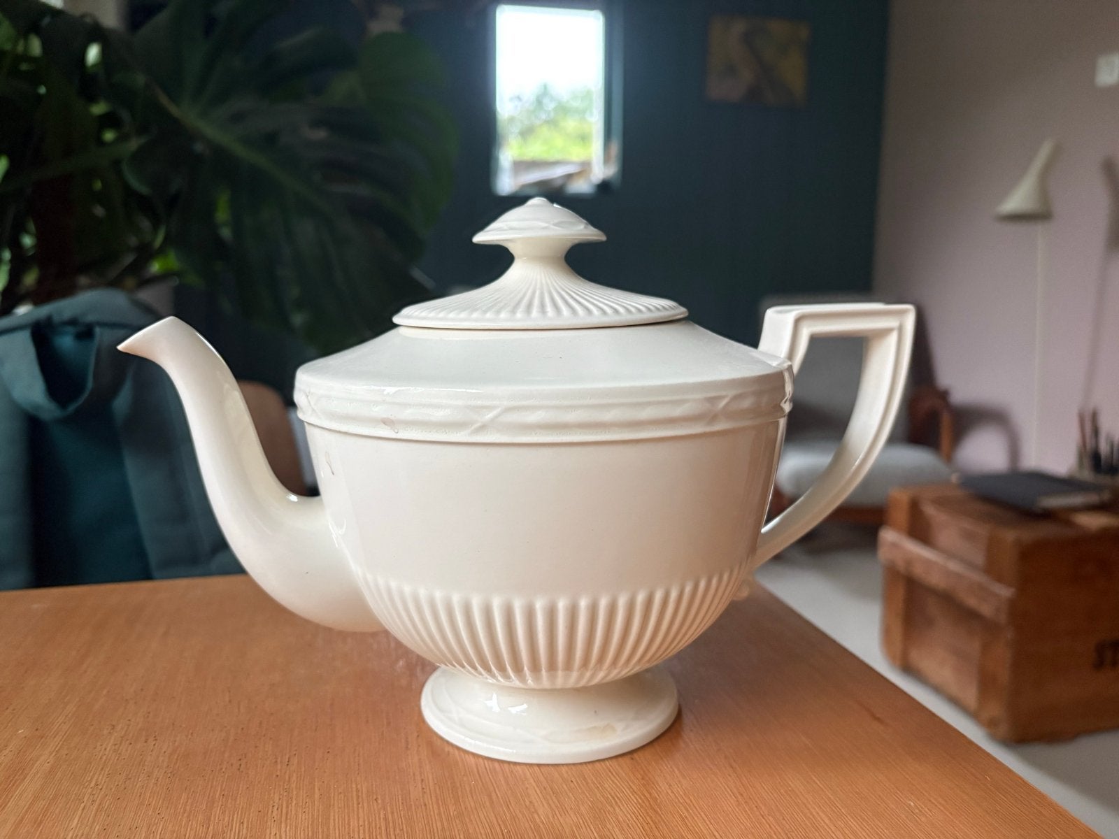 Vintage Petrus Regout Maastricht theepot, Antiek en Kunst, Ophalen of Verzenden