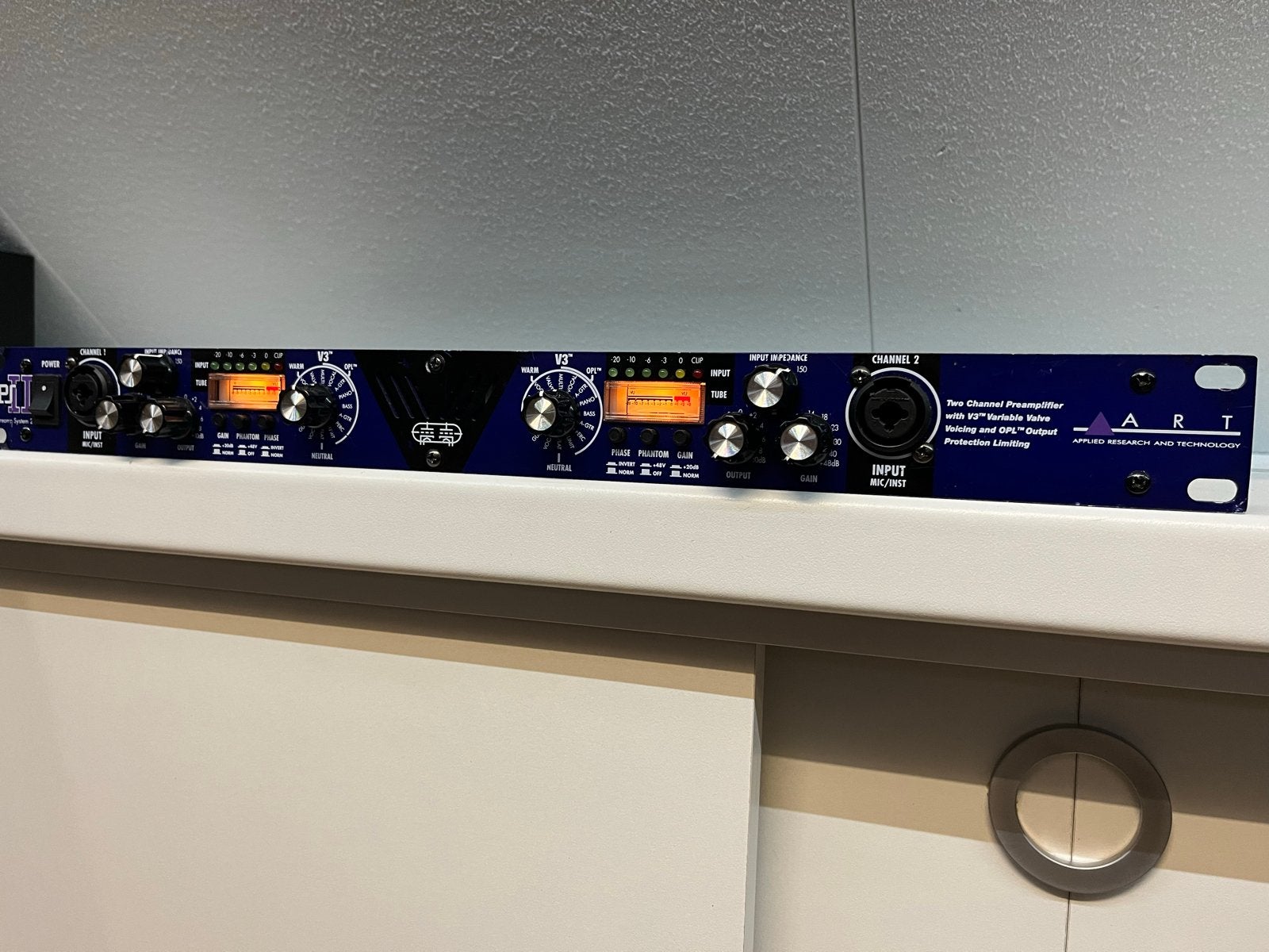 ART TPS II Tube Preamp System 2 - Nieuwe buis en knoppen, Muziek en Instrumenten, Effecten, Ophalen of Verzenden, Gebruikt