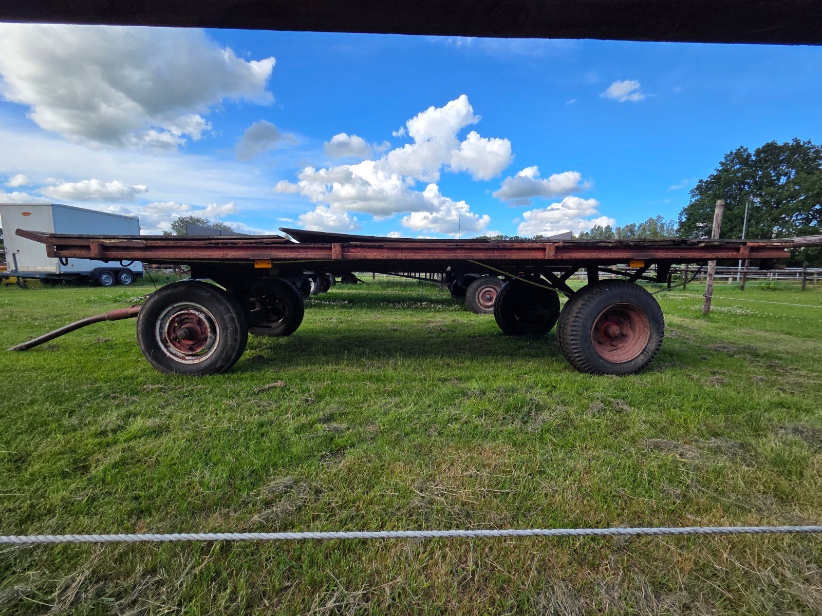 Platte wagens en autokar, Zakelijke goederen, Agrarisch | Werktuigen, Ophalen of Verzenden, Glastuinbouw, Transport