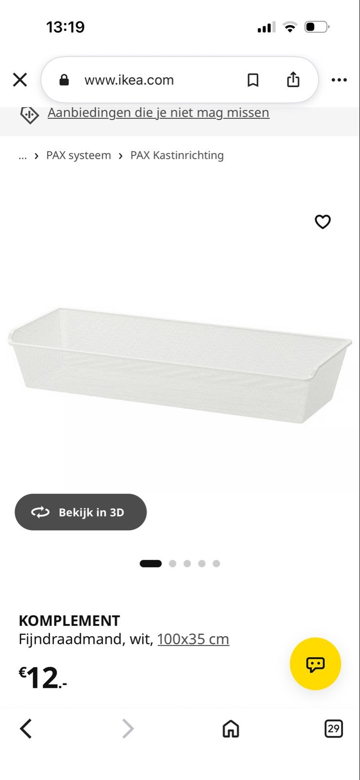 3 smalle IKEA Pax manden 30 cm, Met plank(en), Minder dan 50 cm, Gebruikt, Ophalen of Verzenden