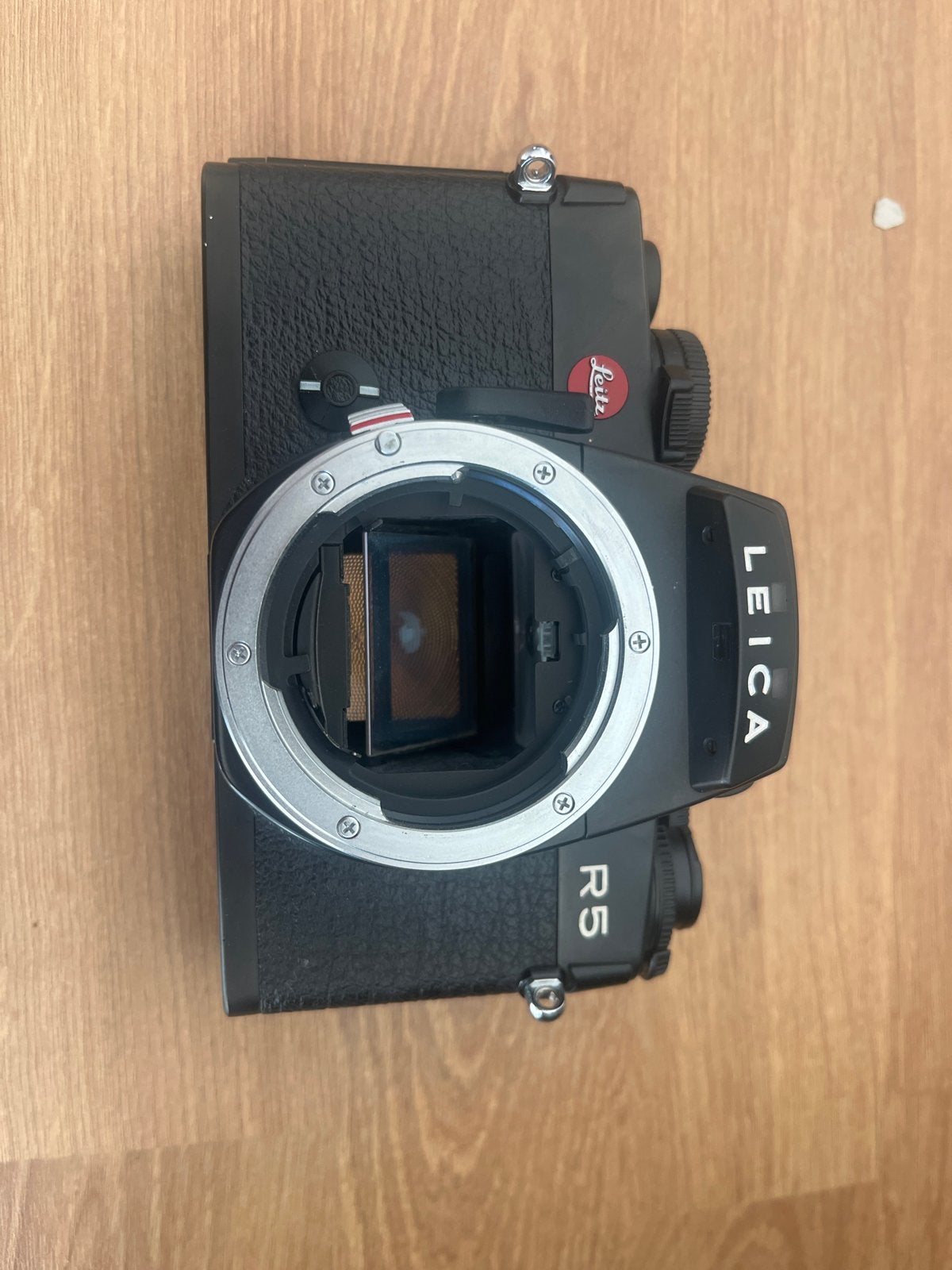 Leica R5 Spiegelreflexcamera - Klassieke Analoge Fotografie, Ophalen of Verzenden, Gebruikt, Spiegelreflex, Leica