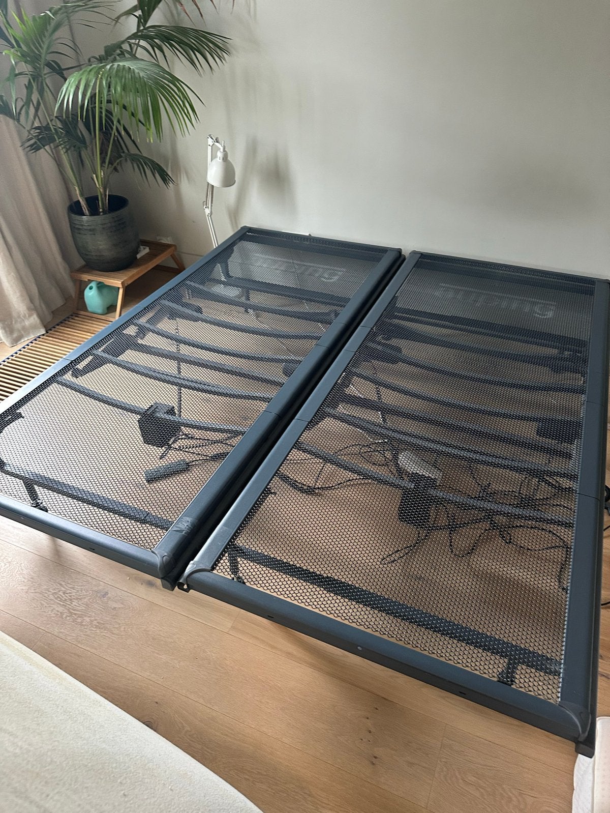 Auping elektrisch verstelbare bedbodems 2 keer 90x200 cm, Ophalen, 90 cm, Eenpersoons, 200 cm