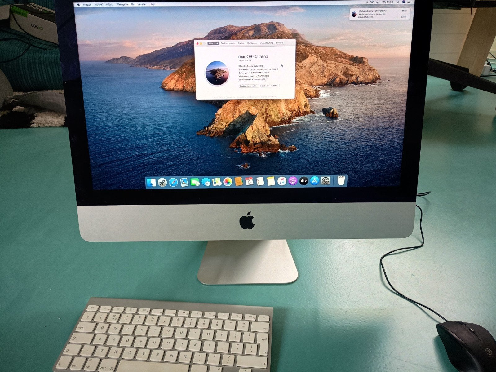iMac (21.5-inch, Late 2013) - 2.7 GHz i5, 8GB RAM, Computers en Software, Apple Desktops, Gebruikt, iMac, Onbekend, 2 tot 3 Ghz