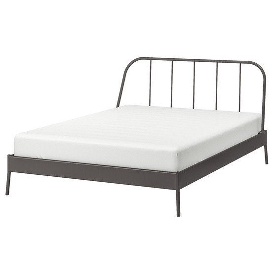 Bed KOPARDAL 160x200 met lattenbodems LÖNSET, Huis en Inrichting, Slaapkamer | Bedden, Ophalen, Gebruikt, Tweepersoons, 200 cm