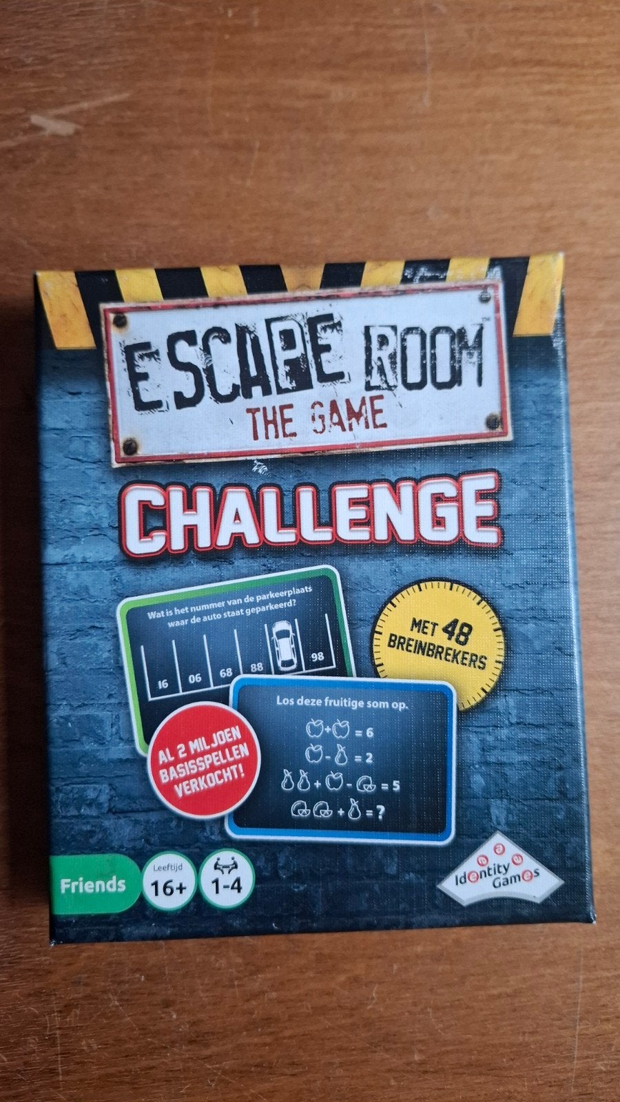escape room game challenge breinbrekers, Hobby en Vrije tijd, Ophalen of Verzenden, Zo goed als nieuw