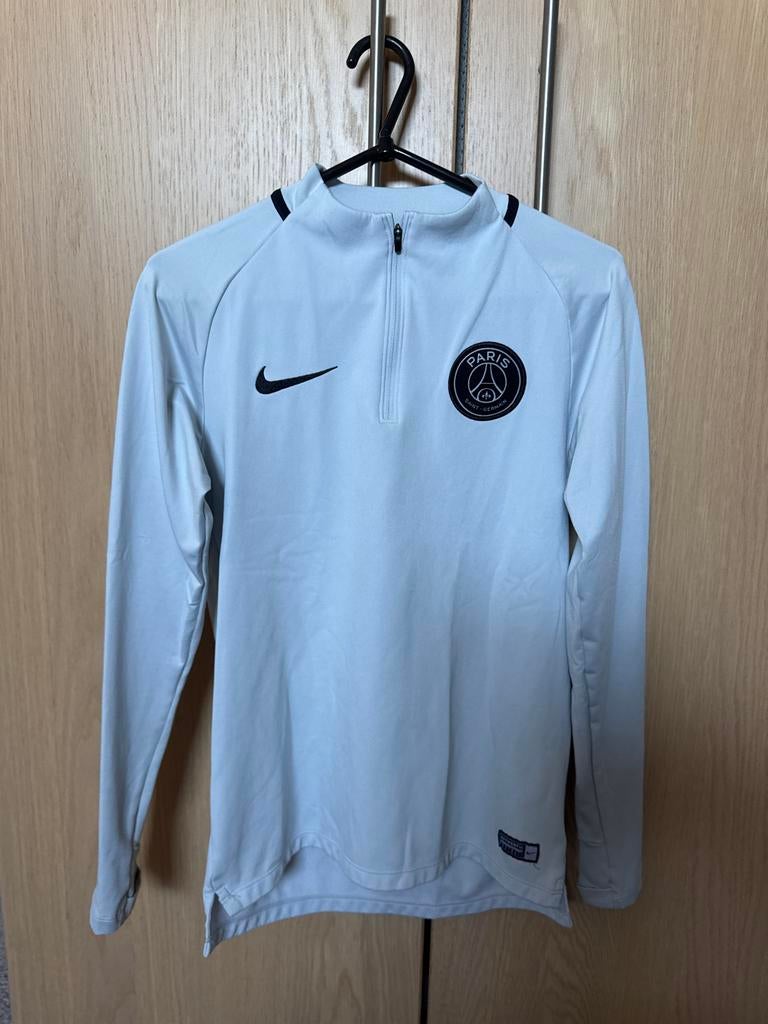 Nike Paris Saint-Germain trainingstrui S, Ophalen of Verzenden, Voetbal, Grijs, Gedragen