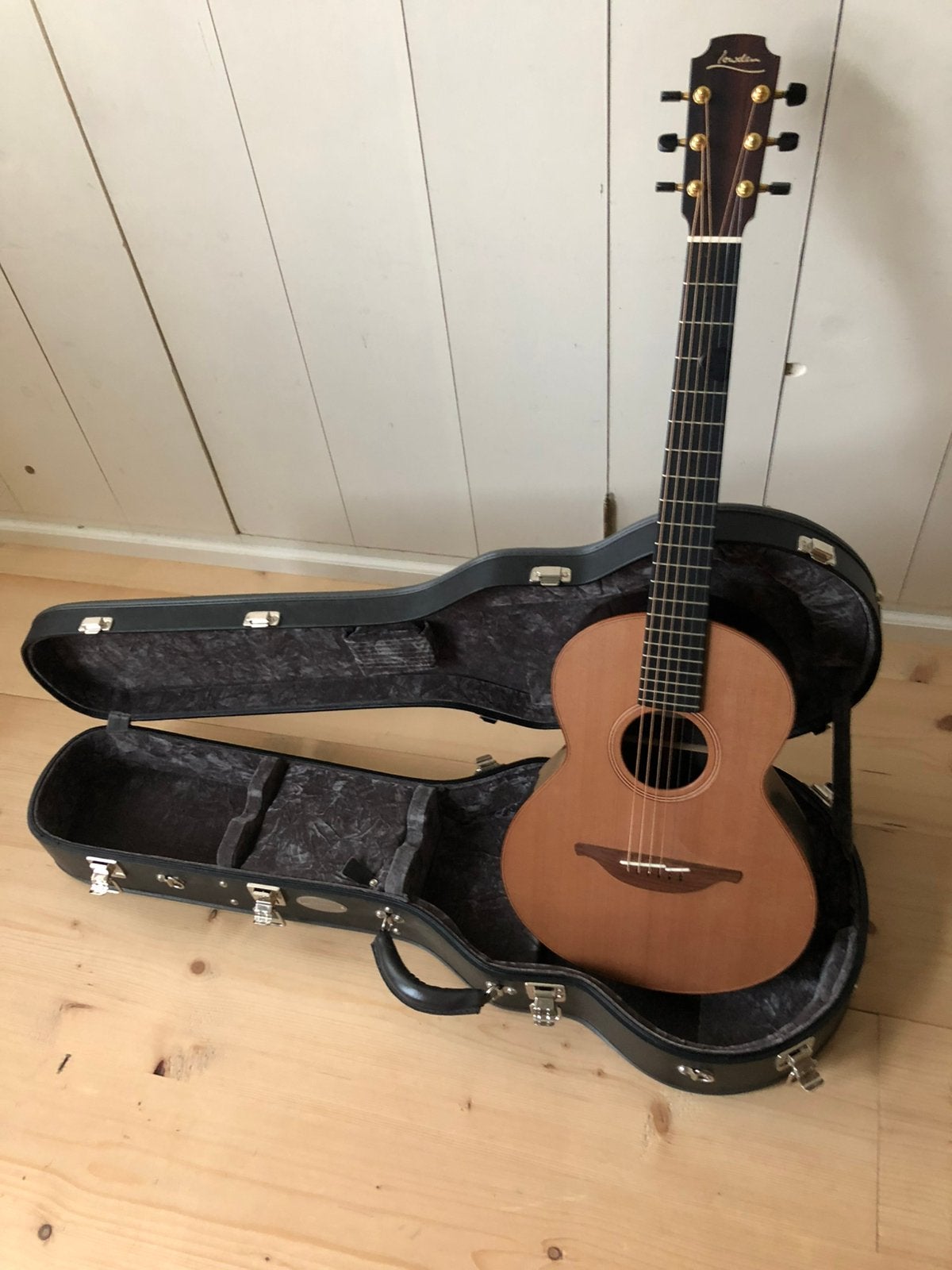 Lowden WL-25 Parlor Indian Rosewood Cedar met K&K, Ophalen, Zo goed als nieuw, Western- of Steelstringgitaar