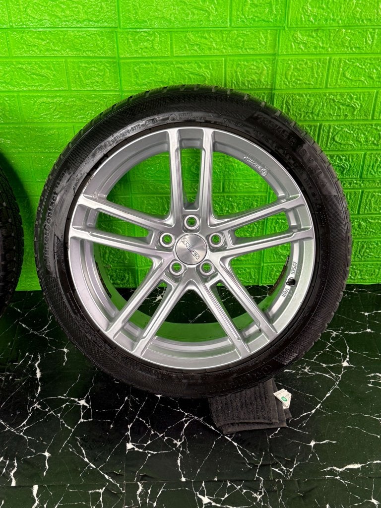 Volvo V60 S60 Peugeot 508 Ford Mondeo velgen 18" 5x108 winte, Niet ingevuld, 18 inch, Gebruikt, Banden en Velgen
