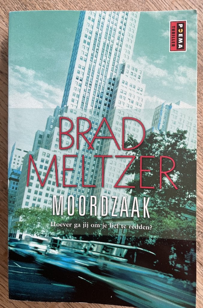 Brad Meltzer - Moordzaak, Ophalen of Verzenden, Amerika, Brad Meltzer, Zo goed als nieuw