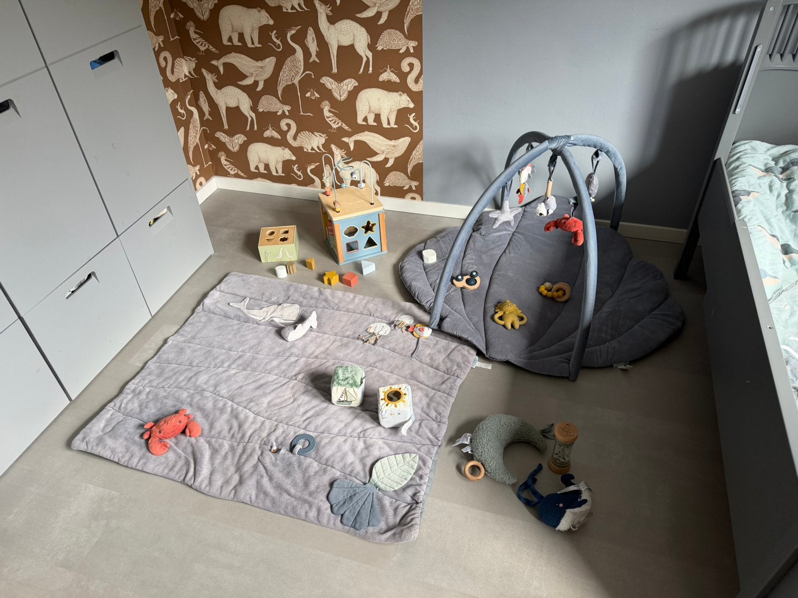 Mega pakket little dutch speelkleed babygym vormenstoof, Ophalen of Verzenden, Zo goed als nieuw