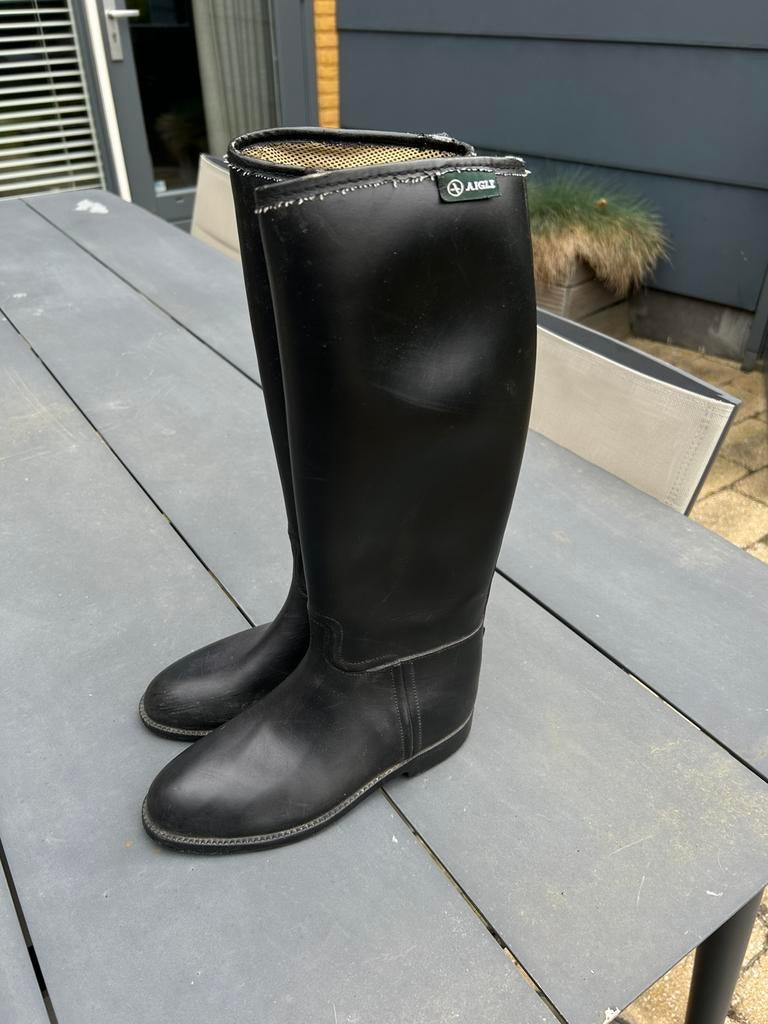 Rijlaarzen Aigle 35, Ophalen of Verzenden, Gebruikt, Dressuur, Schoeisel