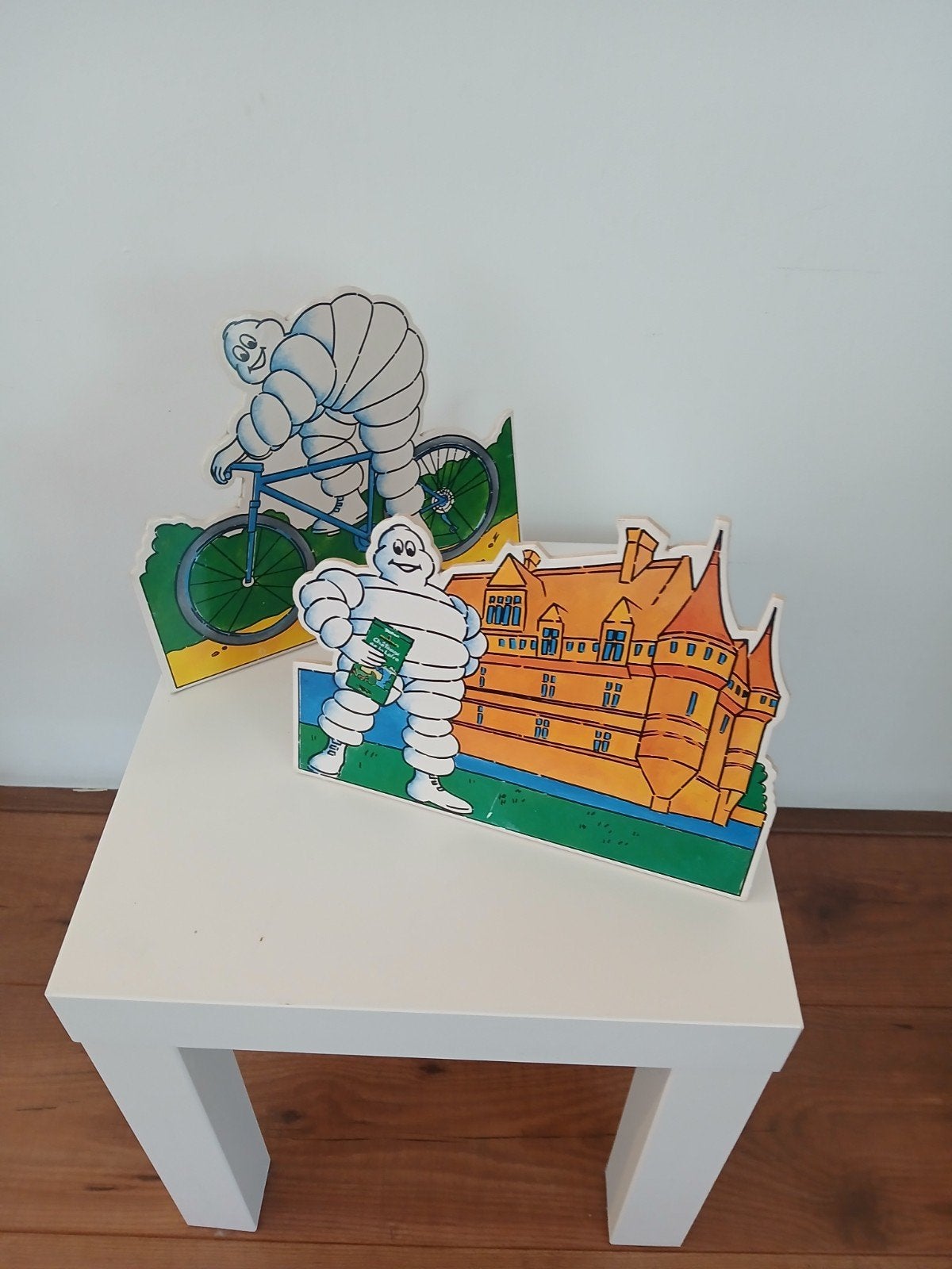 Vintage Michelin Bibendum kartonnen displays 2, Ophalen of Verzenden