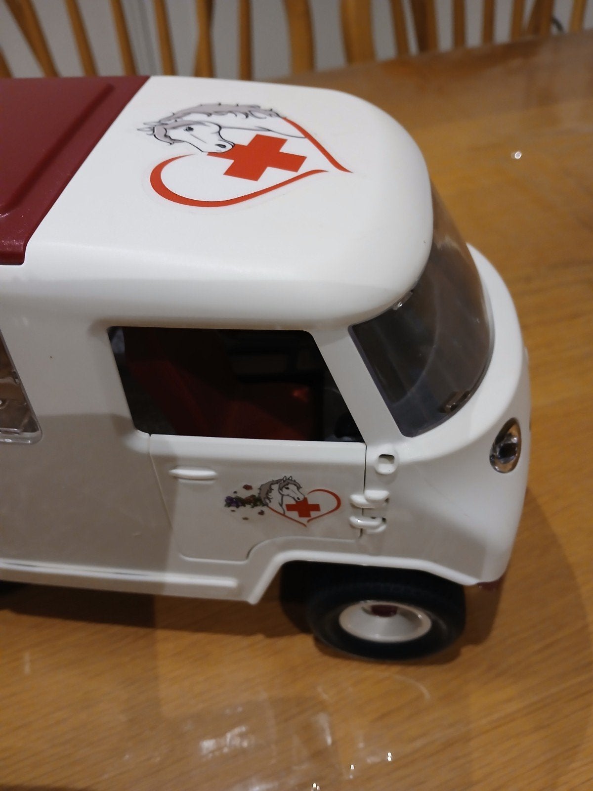 schleich veeartswagen wit, Ophalen of Verzenden, Gebruikt