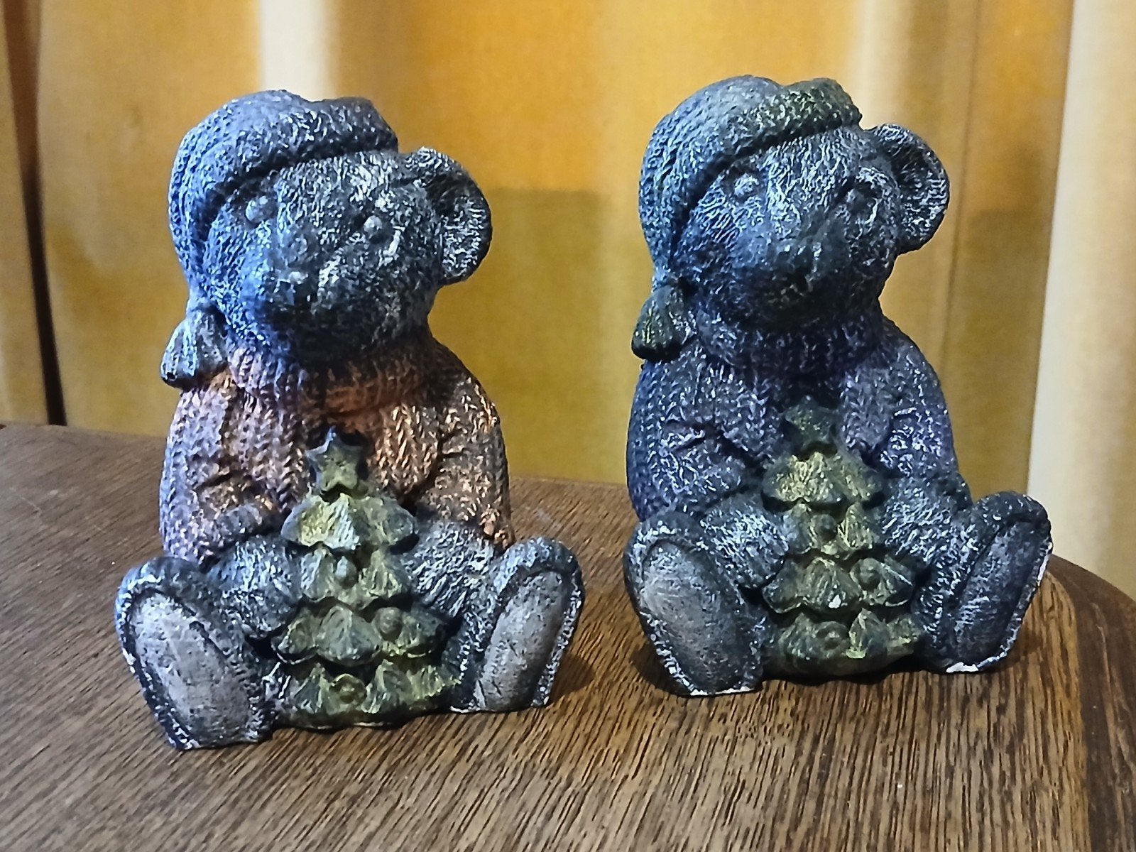 TWEE STENEN BEERTJES HG 12 BR  8.8 CM., Ophalen of Verzenden, Zo goed als nieuw, Dier