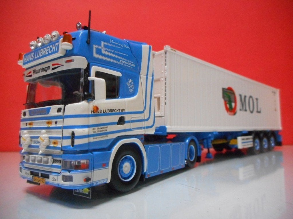 TEKNO SCANIA HANS LUBRECHT 90397, Ophalen of Verzenden, Nieuw, Bus of Vrachtwagen, Tekno