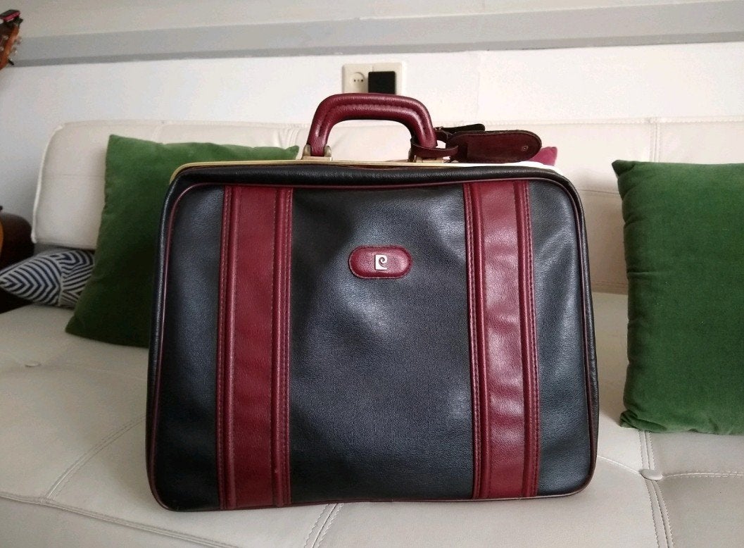 Vintage Pierre Cardin design weekendtas, Ophalen, 40 tot 60 cm, 20 tot 30 cm, Zwart