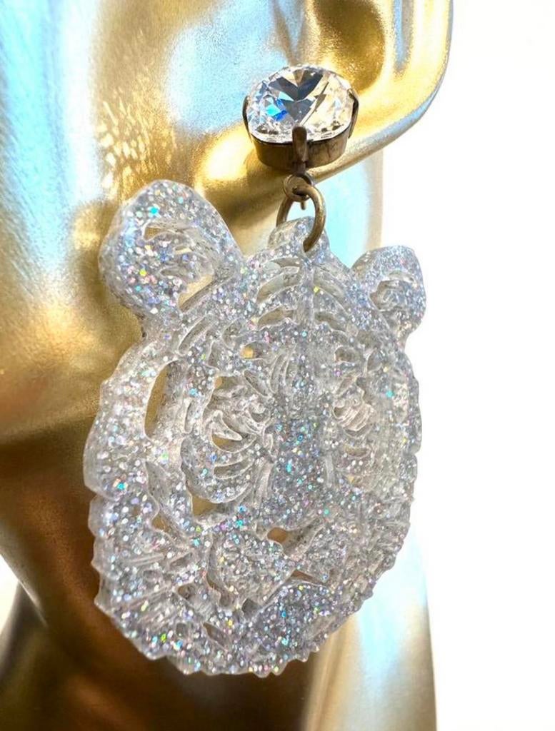 Godly Jewels tijger met Swarovski, Ophalen of Verzenden, Zo goed als nieuw, Overige materialen