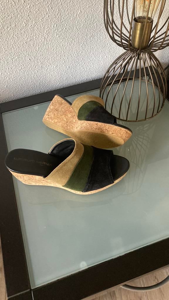 Summum Woman Muiltjes, Zwart, Zo goed als nieuw, Sandalen of Muiltjes, Ophalen of Verzenden