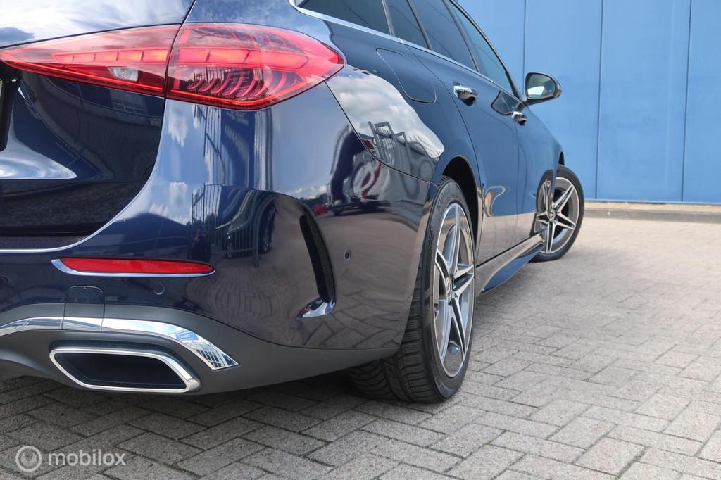 Mercedes C-klasse Estate 300e AMG Line PANO, TREKHAAK, 360-C, Automaat, Achterwielaandrijving, Zwart, 4 cilinders