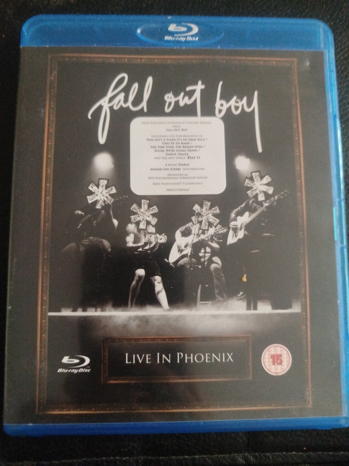 FALL OUT BOY - LIVE IN PHOENIX BLU RAY, Muziek en Concerten, Vanaf 16 jaar, Ophalen of Verzenden, Zo goed als nieuw